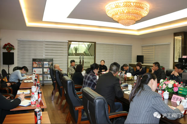 嘉定區政協委員華亭鎮活動小組在上海滬工閥門廠開展調研活動(圖4)