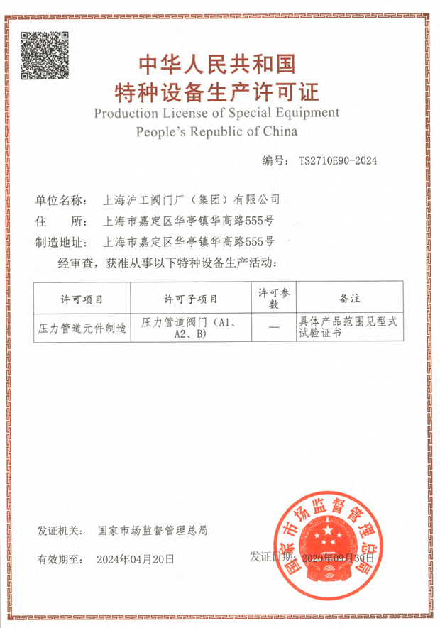 2020年上海滬工閥門廠(集團)有限公司大事記(圖片23)