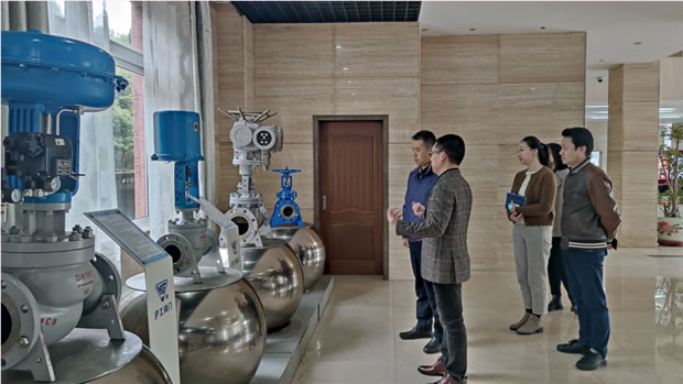 華亭鎮(zhèn)鎮(zhèn)長尹小興一行蒞臨我司走訪調(diào)研(圖1)